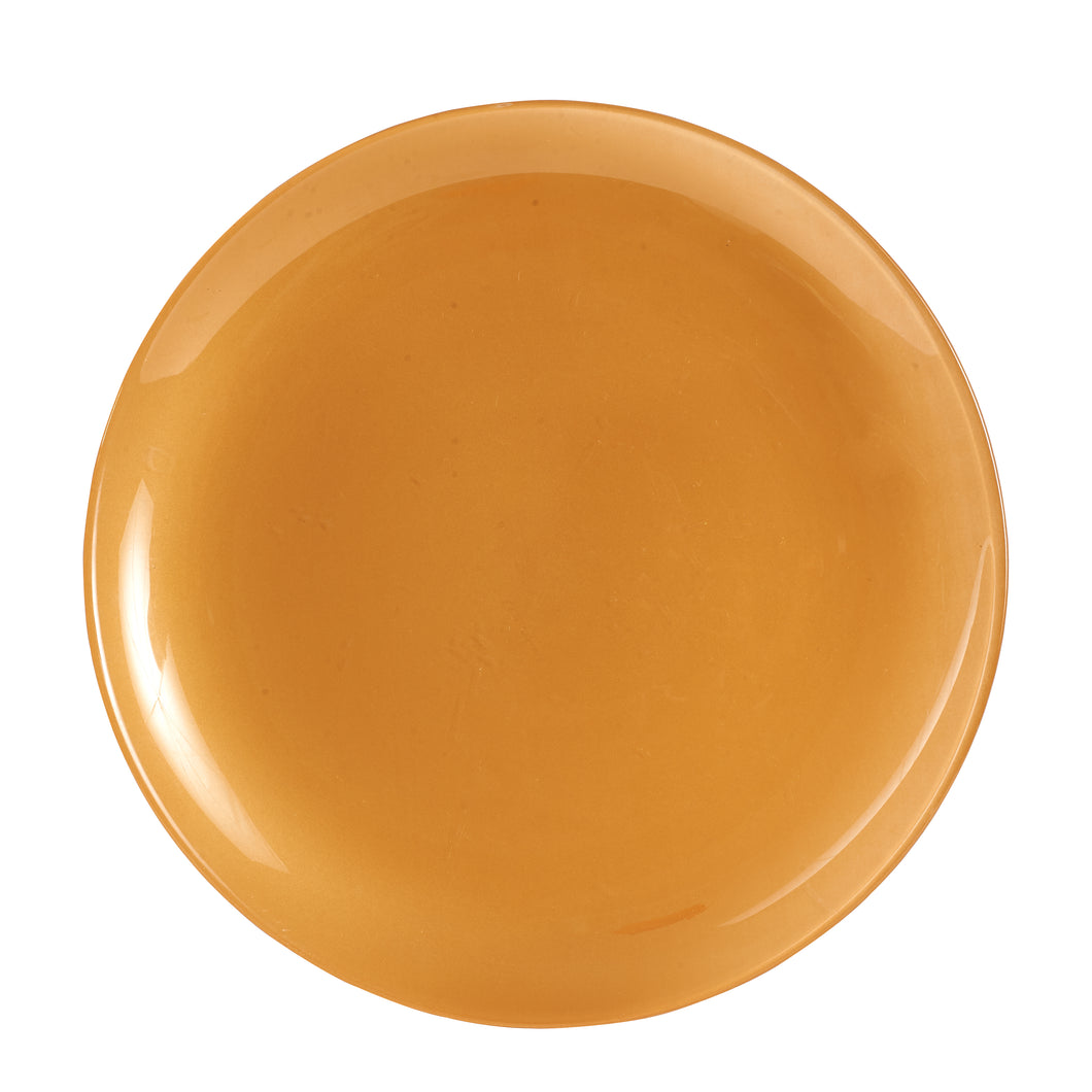 Lg Yellow Bronze Yellow Plate