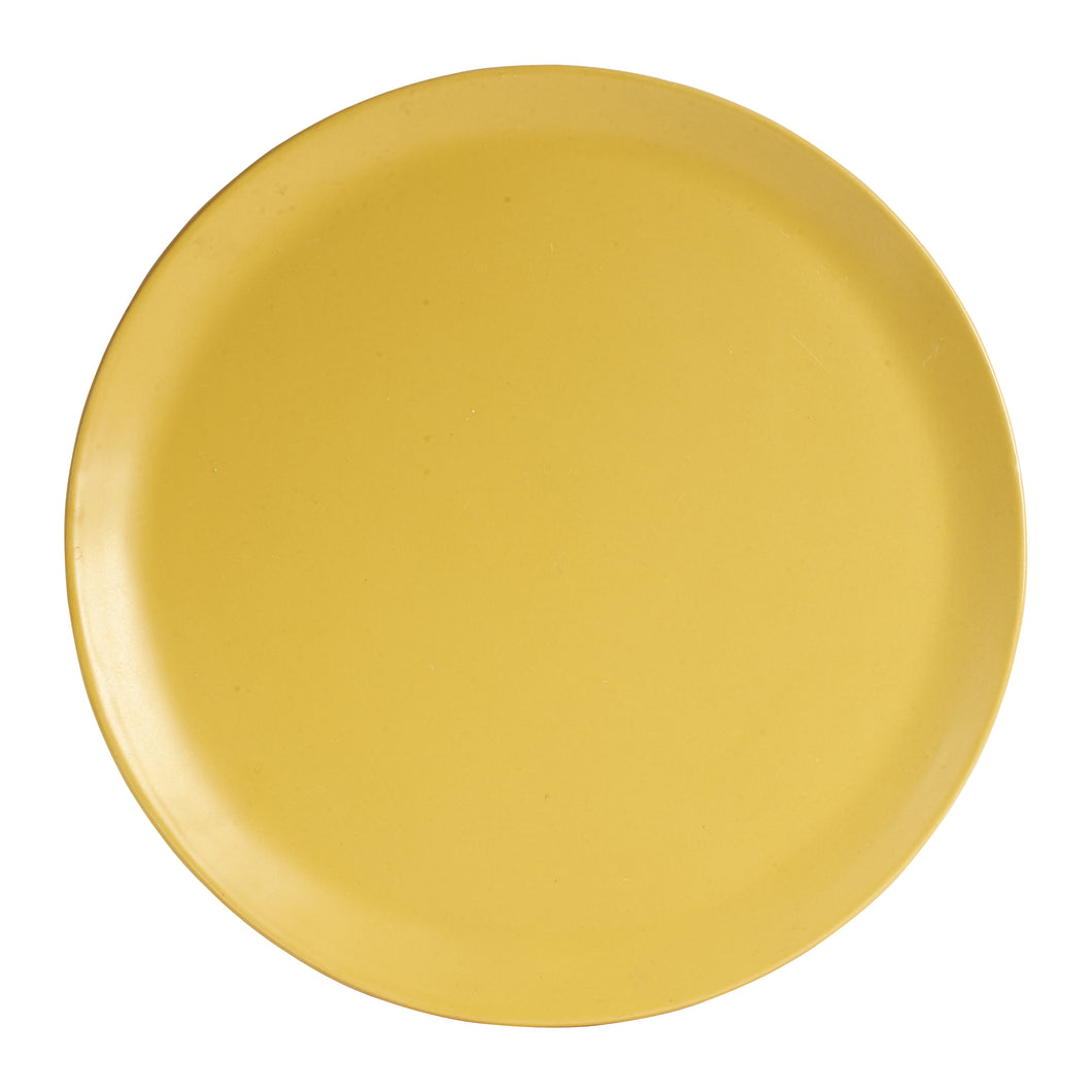 Lg Matte Solid Yellow Plate