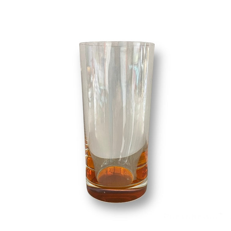 Orange Base High Ball Glass