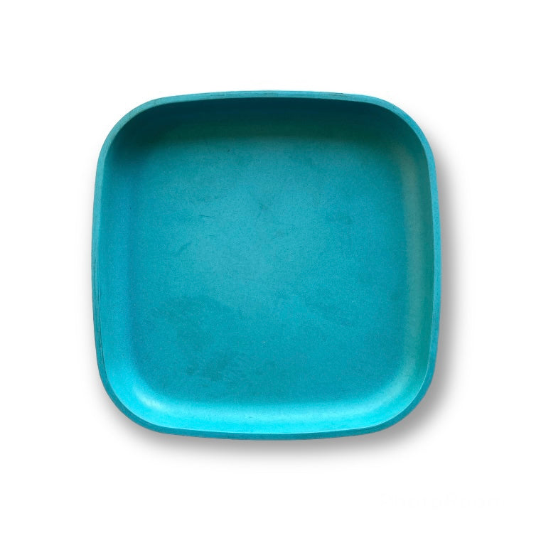 Square Teal Plate
