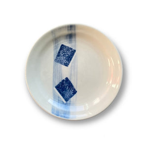 Side Plate with Blue Detail