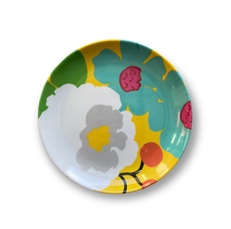 Plastic Floral Side Plate