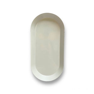 White Oval Small Platter