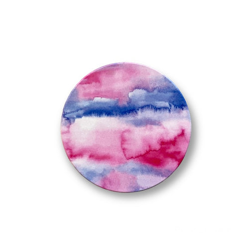 Pink and Blue Coaster