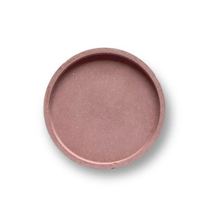 Round Mini Pink Plate