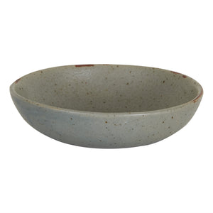 Md Shallow Rustic Grey Bowl