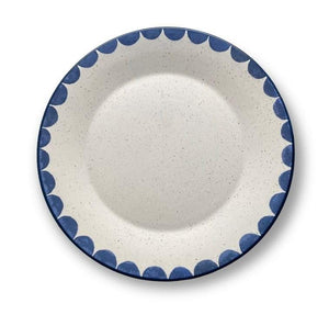 Blue Trimmed Plate