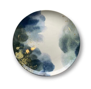 Blue and Green Patterned Plate